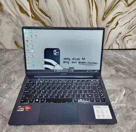 Axioo MyBook Hype 5 X5 Ryzen 5 5560U-8GB-SSD 256GB fulset msh garansi