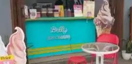 Meja panjang warkop