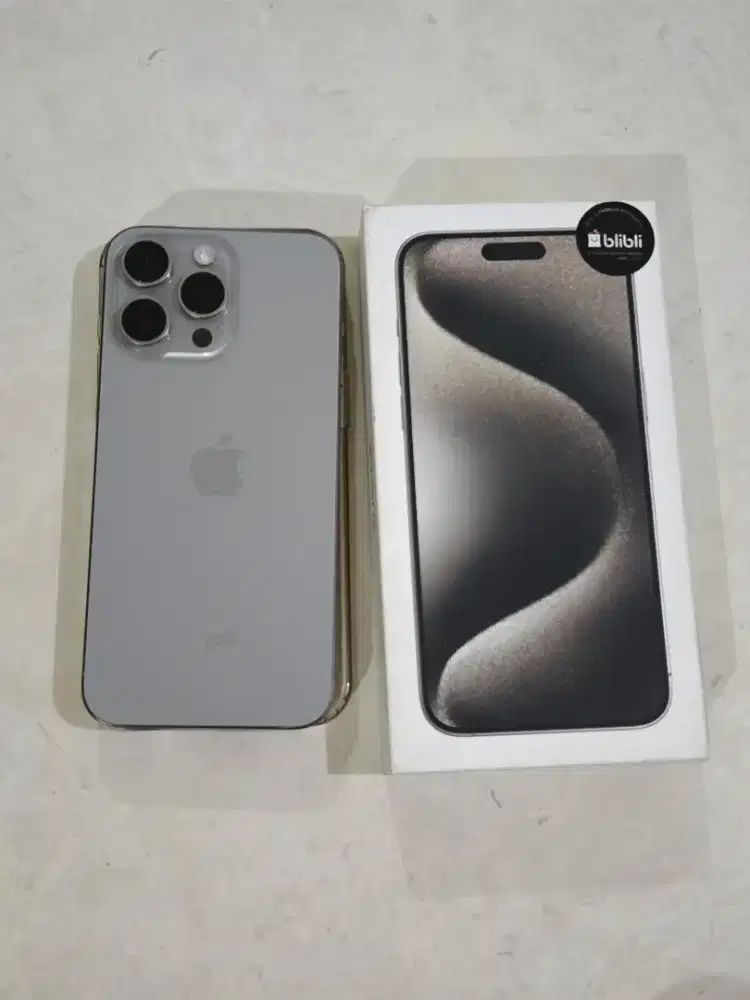 Iphone 15 Pro Max 512 Ex RESMI like new lengkap ori