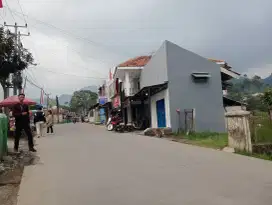 Jual tanah pingir jalan utama Lebak Muncang Ciwidey luas 300tmbk