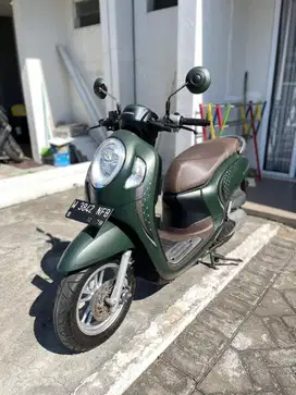 Honda Scoopy Stylish Hijau Doff, Mulus Terawat, Surat Lengkap!