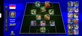 Jual akun pes E Football