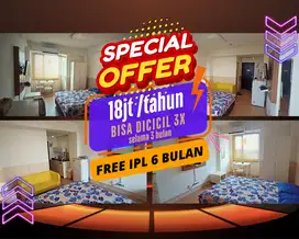 DISEWAKAN Unit Apartemen tipe studio, dengan Harga Termurah se-Bandung