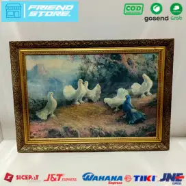 Lukisan Merpati Yansen 40x60 MurigoArt Original (Second)