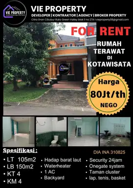 Rumah siap huni di Kota Wisata Cibubur