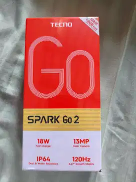 Tecno spark go2 8(4+4) 128 new segel garansi resmi termurah bisa cod