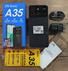 ZTE BLADE A35 - RAM 4/64 GB || 1 BULAN PEMAKAIAN