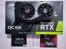 ASUS Dual GeForce RTX 2060 OC edition EVO 6GB GDDR6
