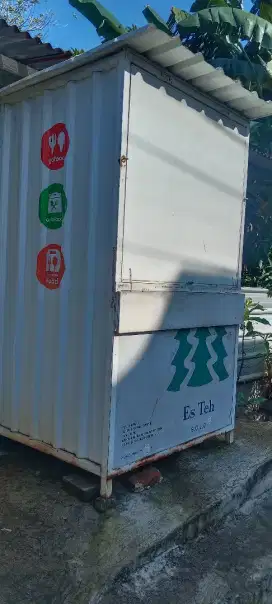DIJUAL KONTAINER BOOTH JUALAN EX TEH SOLO