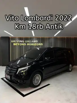 Mercedes Benz Vito Lombardi 2022 Hitam B12NSD Km18rb Nik 2020