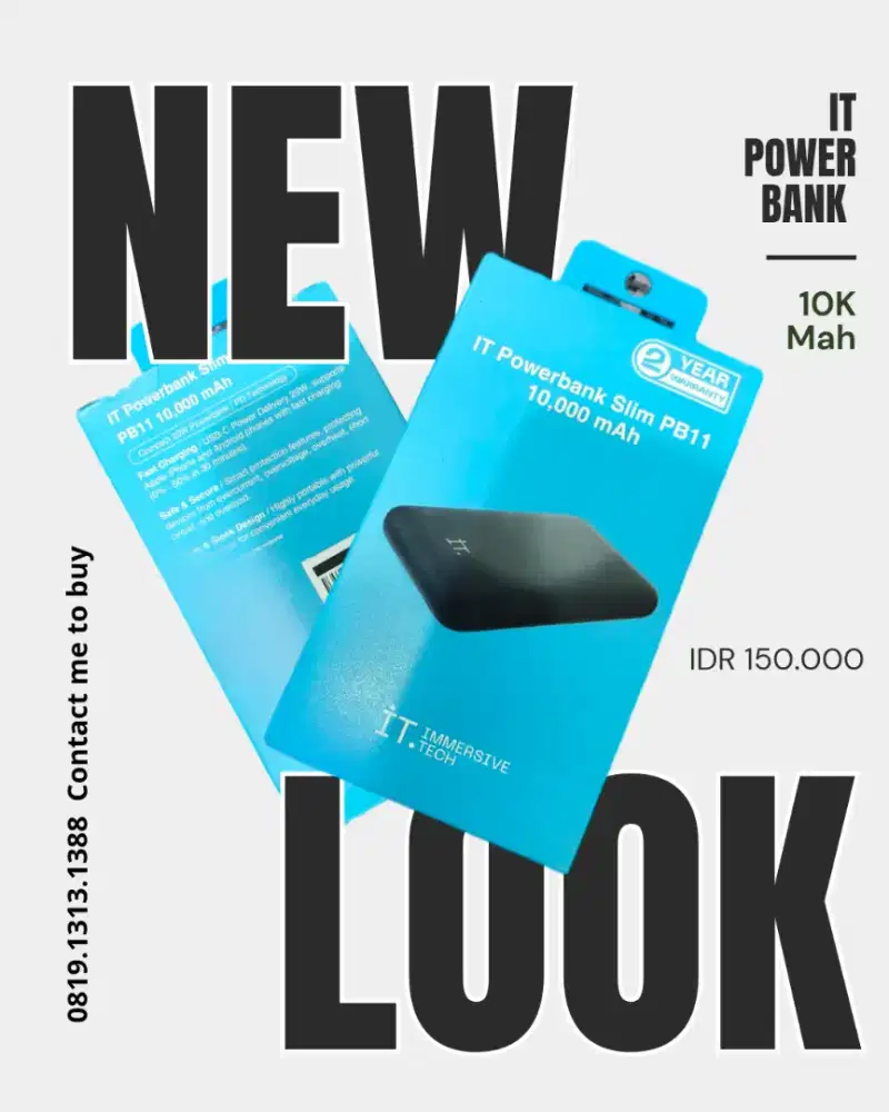 Power Bank IT black