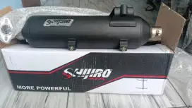 Knalpot Standar Racing Shijiro Type New R Vario125/150,(inlet 38mm)