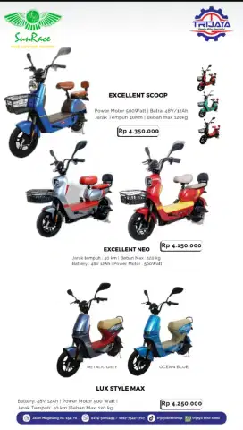 PROMO CICILAN SEPEDA LISTRIK YANG MINAT!