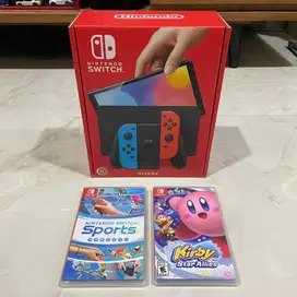 Nintendo switch OLED neon 64GB (BRAND NEW)