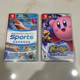 Kirby star allies + Switch sports (game nintendo switch)