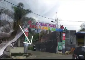 Tanah strategis buat home stay penginapan Vila Kota Batu malang