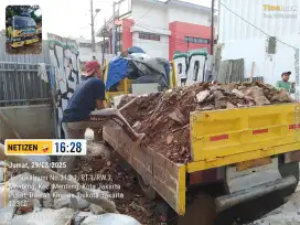 Jasa buang puing dan angkut sampah