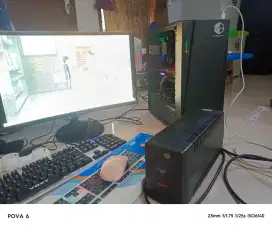 Paket PC Gaming + Monitor Samsung + Keyboard + UPS APC (Siap Pakai)