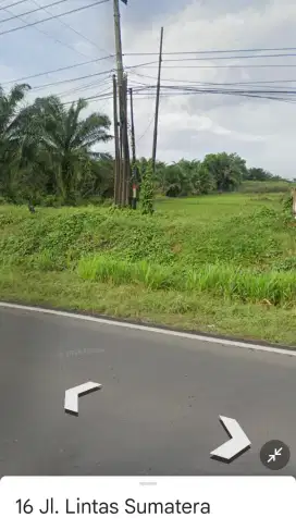 Tanah Pinggir Jalan Depan Imigrasi Kalianda