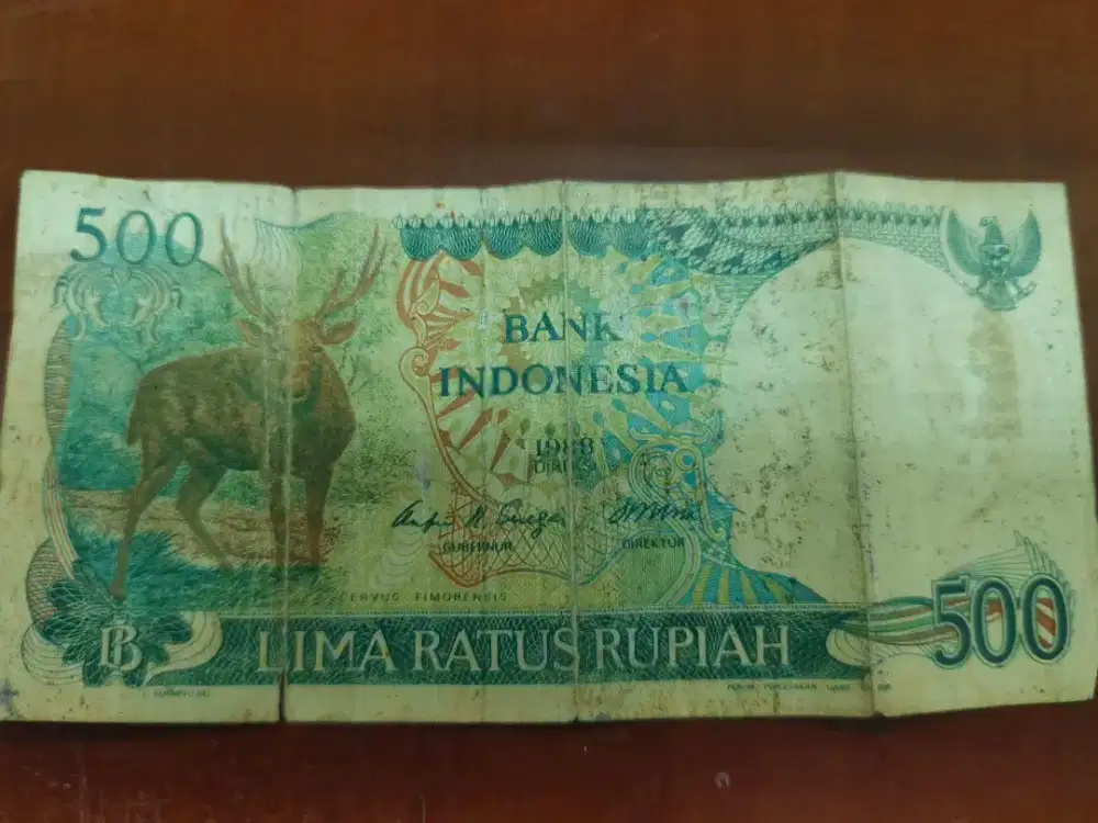Uang 500 rupiah 1988