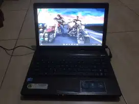 Laptop asus a42j normal siap pakai.