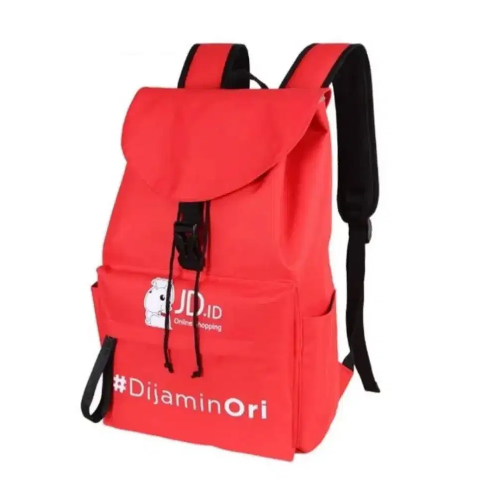 PROMO HABISI STOK Tas Punggung JD ID Merah Ori