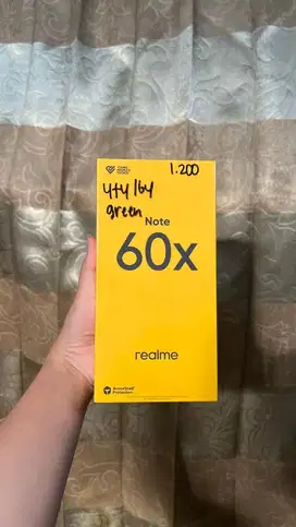 NEW REALME NOTE 60X 4+4/64GB GREEN