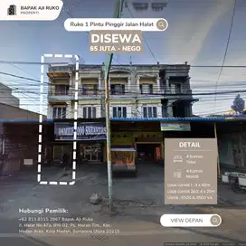 1 Ruko Panjang Strategis untuk Usaha dan Kantor Di Medan Kota !