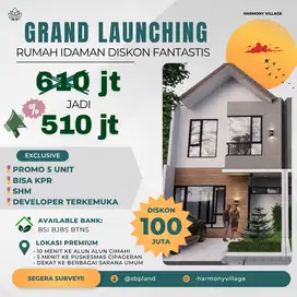 Rumah Tumbuh Harga Murah 500 jtan dekat  Cimahi Kota