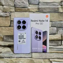 Xiaomi Redmi Note 14 Pro 5G 8/256 Purple Fulset segel mulus 98%