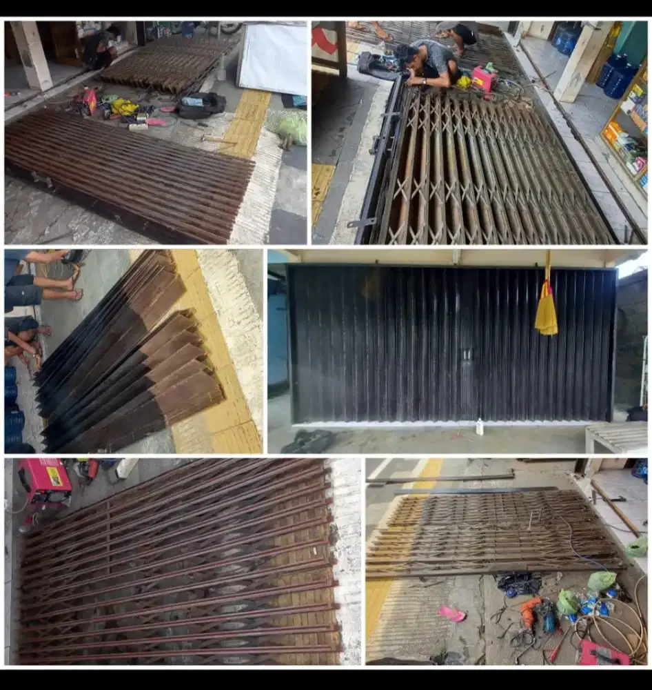 Servis pintu foldinggate . Servis rollingdoor