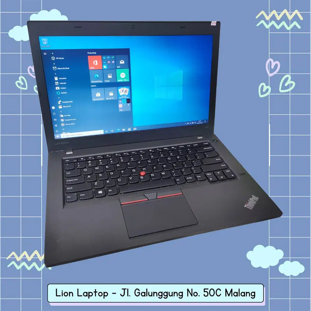 RAM 8GB Core i5 SSD 256GB Lenovo Thinkpad T460 [01|09]