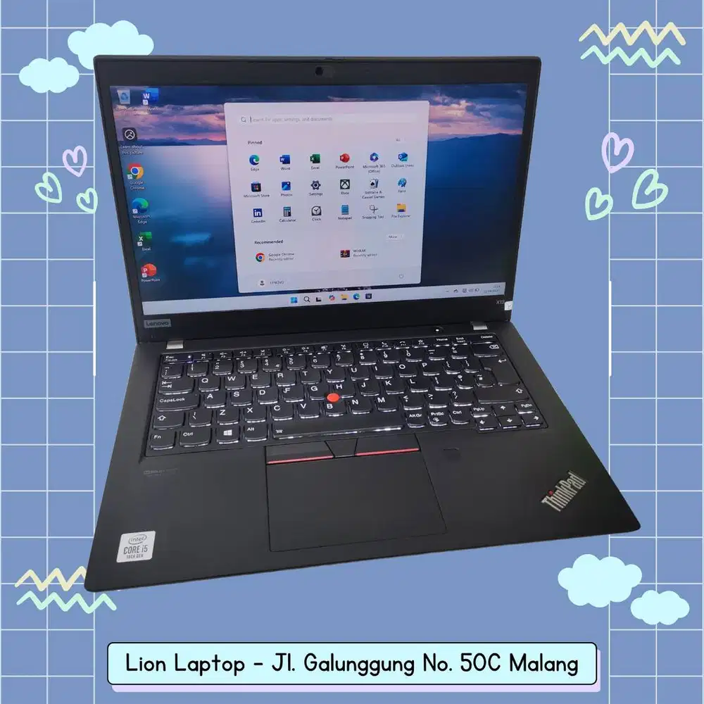 Core i5 Gen 10 slim mulus RAM 8GB SSD 256 Lenovo Thinkpad X13 [01|09]