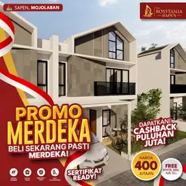 Desain Elegan dekat Kampus UNS Solo MULAI 400 JUTAAN