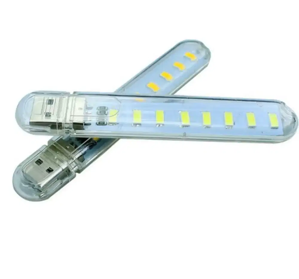 2 Pcs Lampu 8 Led Model USB