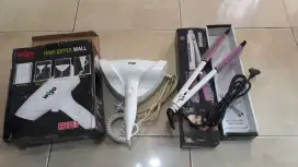 Jual pengering rambut/catok rambut kondisi mash baru