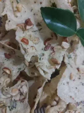 Peyek Kacang Teri Rebon Kacang ijo kemasan 250gram