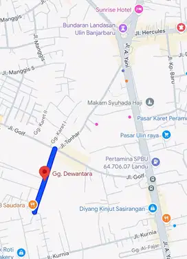 Tanah Luas dan Strategis
