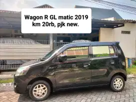 Wagon R GL matic 2019,tgn1, pjk new. 20rb km. Nyacat jamin kualat. Gaz