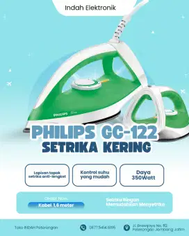 PHILIPS GC-122 Setrika Kering