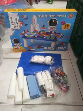 mainan anak block meja set PROMO