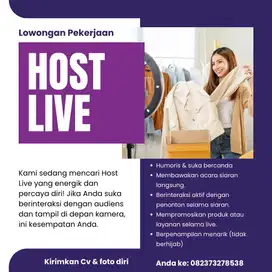 Host live streaming pakaian