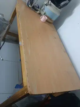 Meja bekas warung ukuran P120 L55 T 75