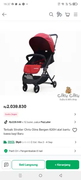 Stroller chris & olins bergen 620 h
