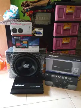 paketan audio dan head unit 2'100 ajah