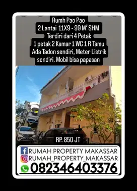 Rmh Pao Pao  4 Petak 2 Lti  11X9 - 99 M² SHM
