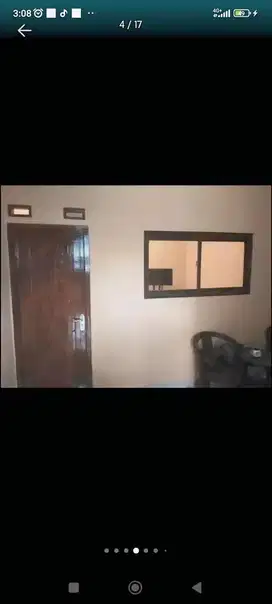 Disewakan rumah lantai atas dekat stasiun senen
