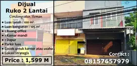 DJUAL Cepat BU Ruko Siap Pakai 2LT Condongcatur Yogyakarta