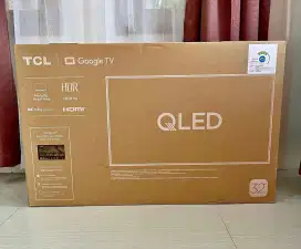 TCL QLED google tv 32 inch baru