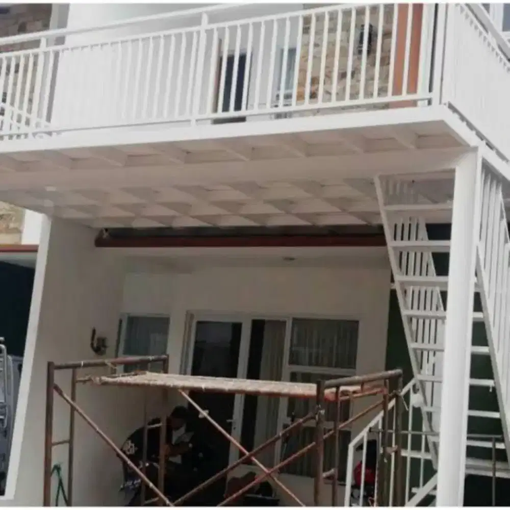 Menerima pemasangan mezanine semidakting rangka besi #433